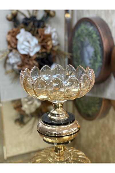 city gold Metal Ayaklı Cam Gondol