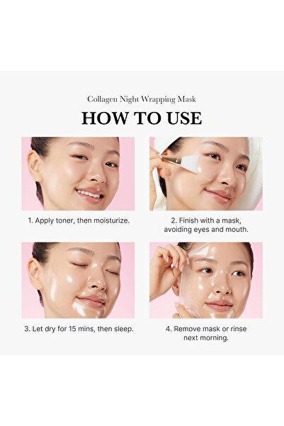 NONAMEE Medicube Collagen Night Wrapping - Korean Overnight Peel Mask (75 ml)