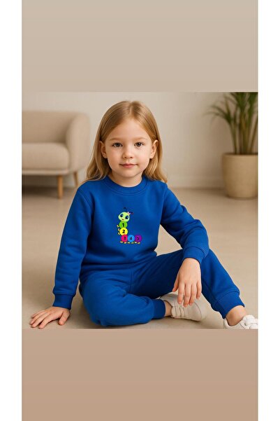 playwear Παιδικό Φούτερ Σετ με στάμπα KARINCA για Κορίτσια και Αγόρια, με λαι...