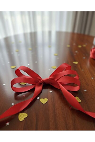 e Erta 10 Meters X 2 cm Red Ribbon, Satin Ribbon 1 Roll