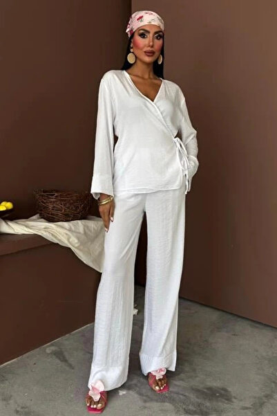 GENCULUS Double-Breasted Classic Trousers and Linen Suit 10191