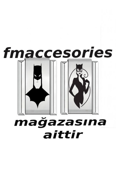 fmaccesories سوار من الفولاذ الإيطالي بلون فضي مع طباعة ليزر لا يفقد لونه ولا...