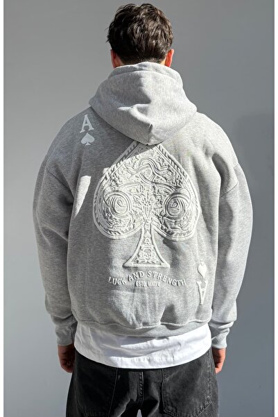 zaee A cu imprimeu supradimensionat Premium Swea tricou