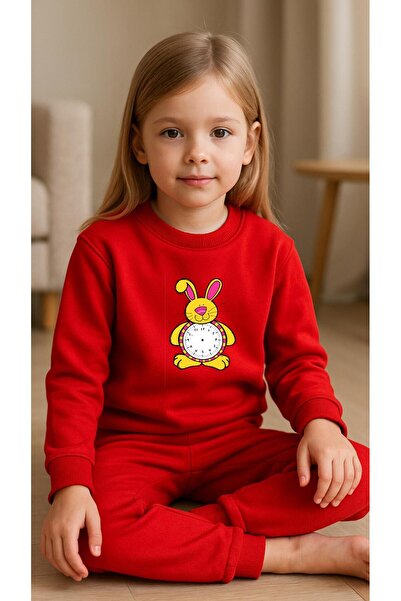 playwear Παιδικό Φούτερ Σετ με Στάμπα για Κορίτσια και Αγόρια, Λαιμόκοψη Ποδη...