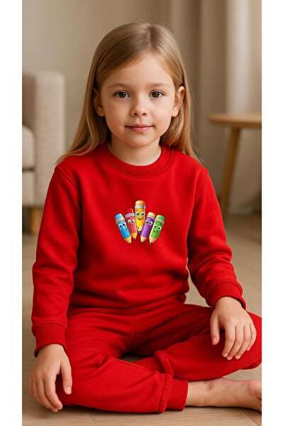 playwear Παιδικό Φούτερ Σετ Ρούχων με Στάμπα ΚΑΛΕΜΙΑ για Κορίτσια και Αγόρια ...