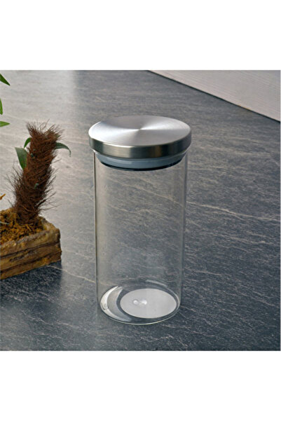 Tohana 4 ADET Metal Kapaklı Cam Kavanoz 600 cc