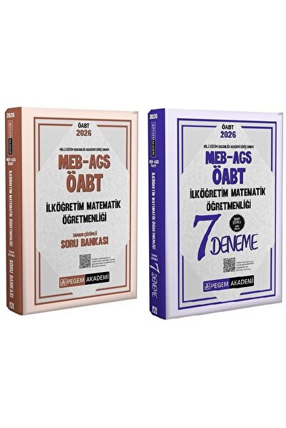 Pegem Akademi Yayıncılık Pegem 2026 ÖABT MEB-AGS İlköğretim Matematik Öğretme...