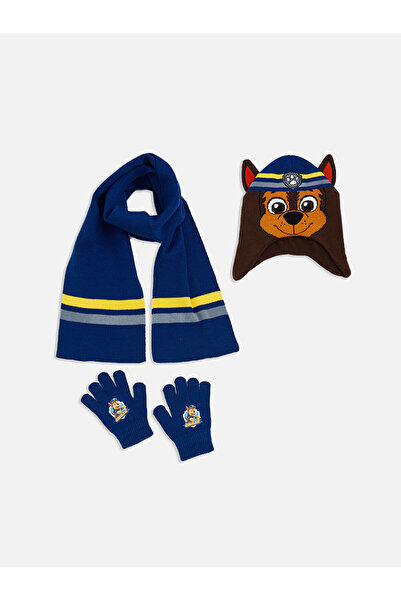 LC Waikiki Vision New Season Paw Patrol Printed Boys' Scarf, Beanie and Glove...