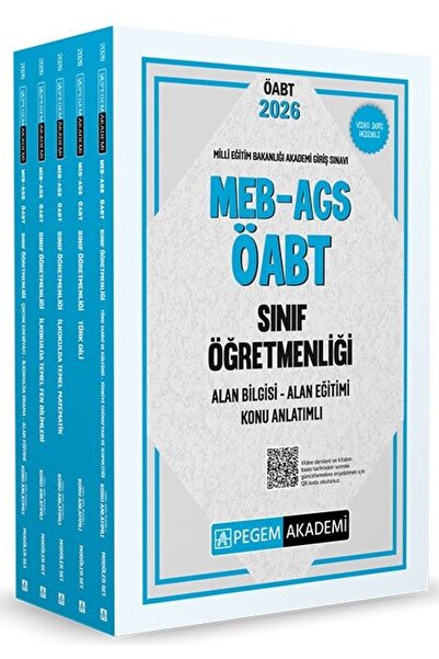 Pegem Akademi Yayıncılık Pegem 2026 ÖABT MEB-AGS Sınıf Öğretmenliği Konu Anla...