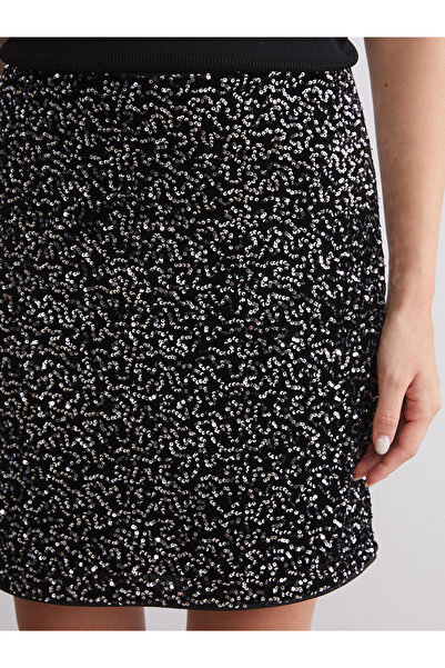 LC Waikiki Fusta mini cu paiete cu paiete (W5)