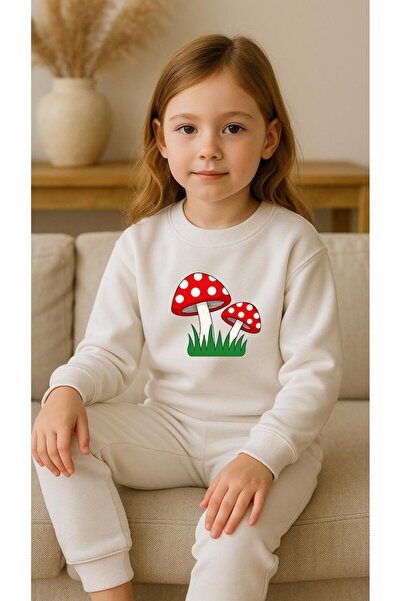 playwear Παιδικό Φούτερ Σετ με στάμπα MANTAR για Κορίτσια και Αγόρια με λαιμό...