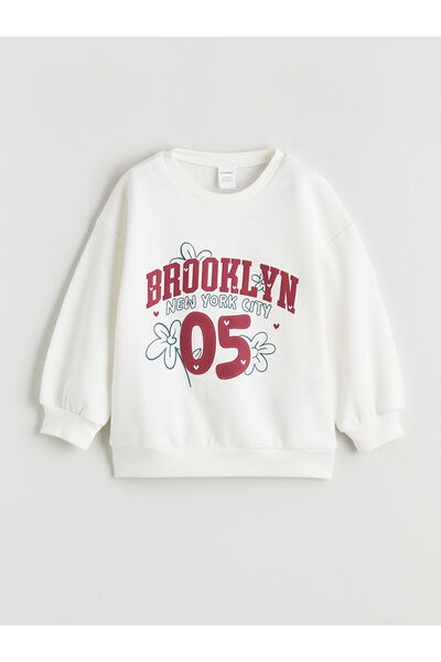 LC Waikiki Vizyon New Season Girls' Sweatshirt and Pants Set 2-Piece