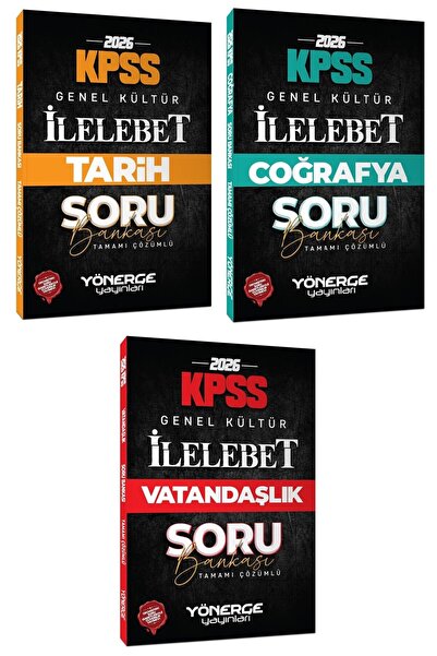 Yönerge Yayınları Yönerge 2026 KPSS Tarih + Coğrafya + Vatandaşlık İlelebet S...