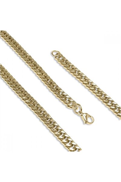 AKSESUARIM Men's Fishbone Steel Men's Necklace 1.6mm X 4mm