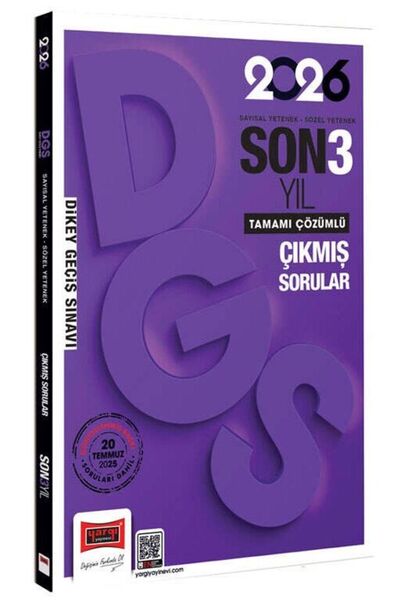 Yargı Yayınları Yargı 2026 DGS Çıkmış Sorular Son 3 Yıl Çözümlü