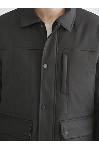 LC Waikiki Jachetă cămașă cu mânecă lungă pentru bărbați, cu croiala normală