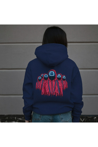 classy moda Hanorac unisex cu glugă 3 Thread Ş cu căptușeală din fleece cu bu...