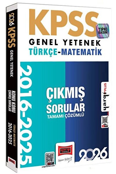 Yargı Yayınları Yargı 2026 KPSS Genel Yetenek Türkçe-Matematik Çıkmış Sorular...