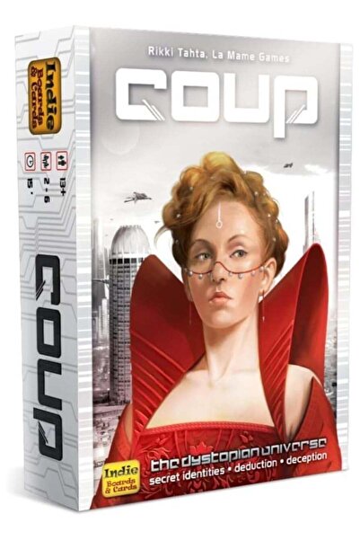 COUP Cup Card Game: Bluff Your Way to Power for 2-6 players, ages 14 and up