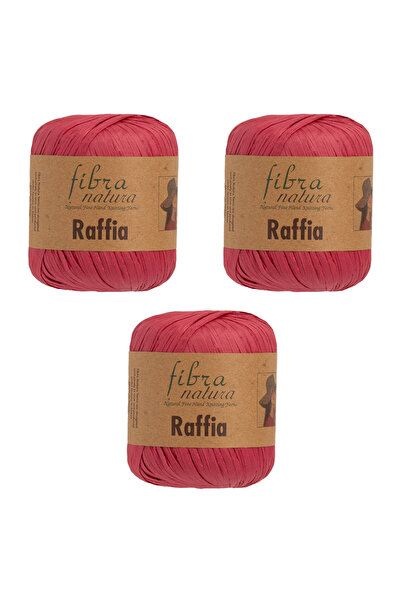 Fibra Natura Snur de hârtie rafie, pachet de 3