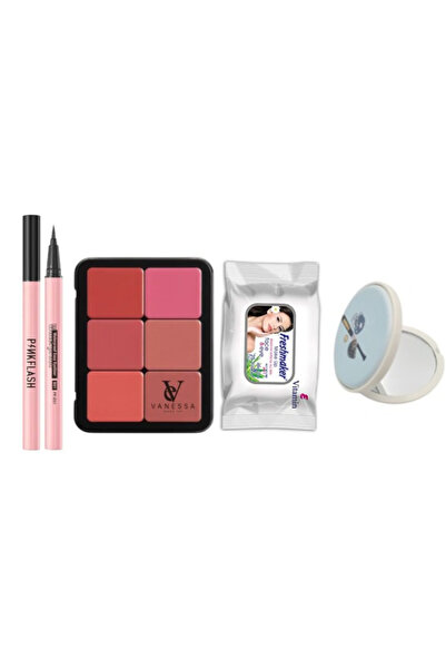 Vitamin مجموعة ميكب الشنطة الرائعة - ٤ قطع