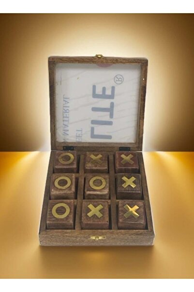 Generic Roman Gifts Wooden Board Games X O Tic Tac Toe Wooden Game