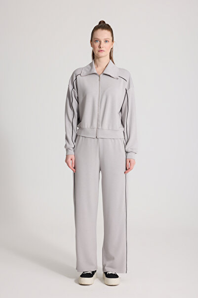 SEVİLEN Women's Double Set with Bias Tape