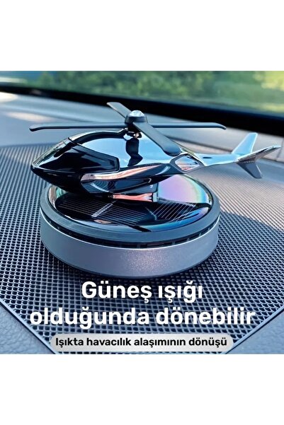 BGA oto koku solar helikopter araç kokusu 2 tabletli güneş solar koku