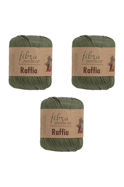 Fibra Natura Рафия хартиена връв, 3 броя в опаковка