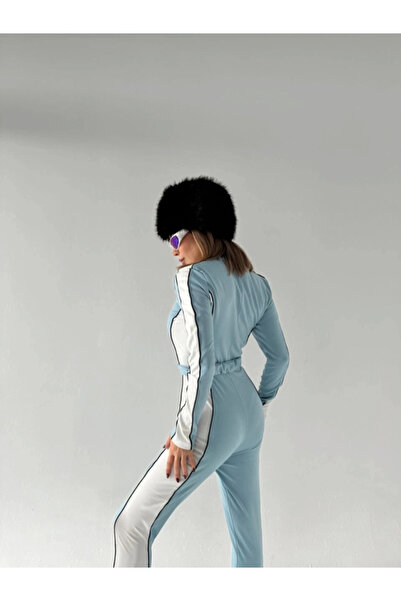 GENCULUS Belt Detailed Zippered Jumpsuit Bebe Avisi