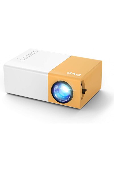 PVO Portable Mini Projector for Home Theater, Outdoor Movies, LED Pico Video Projector
