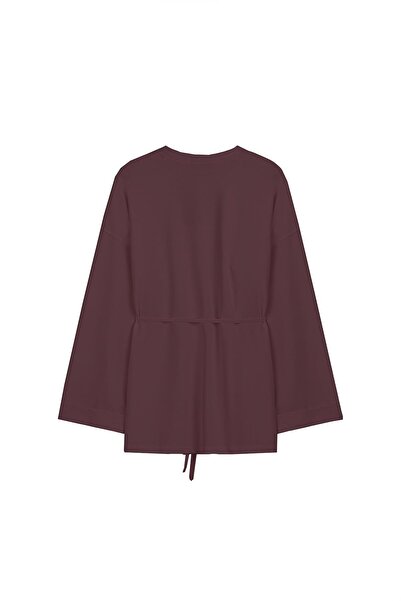 praye Yanı Slit Sweat Bordo Is a Brand Name.