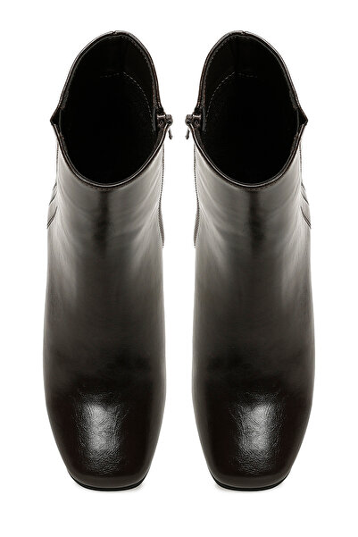 Butigo 25K-7032 5PR Кафяви дамски ботуши с ток