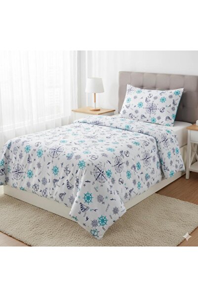 Belsina Home Single Person |   Sailor Pattern |   Quilt Cover & Duvet Cover |   Frequent Weaving Fabric |   160X220 cm