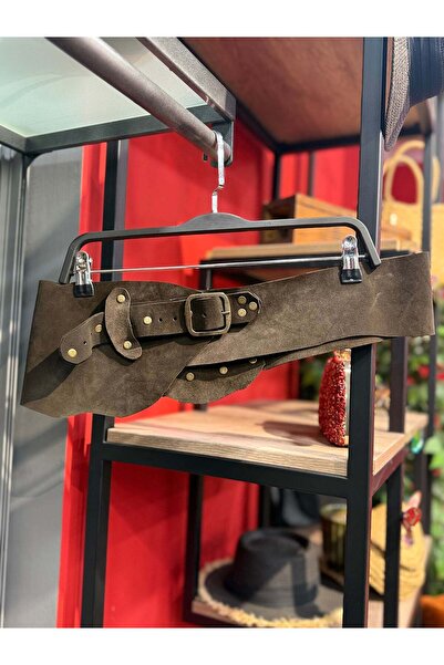 Yılday Gür Butik Clyde El Yapımı Nubuk Tasarım Kemer