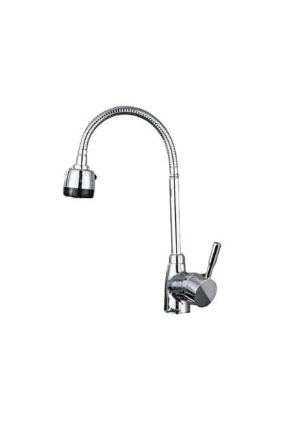 ITALOMIX Single-lever Kitchen Faucet, 360° Swivel, Flexible Pipe