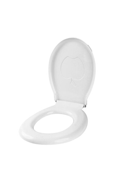 ITALOMIX Universal White Toilet Seat, Made of Polypropylene, with Quick Assembly System