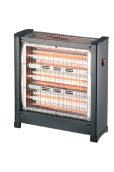 Generic Electric Heater with Temperature Control Switch Black