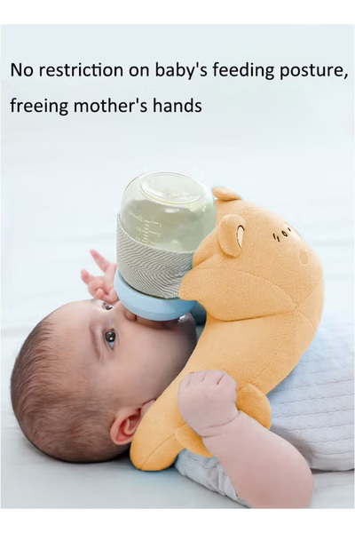 Generic Baby Feeding Pillow Anti-Spit-Up Pillow Relieves Hand Fatigue，orange