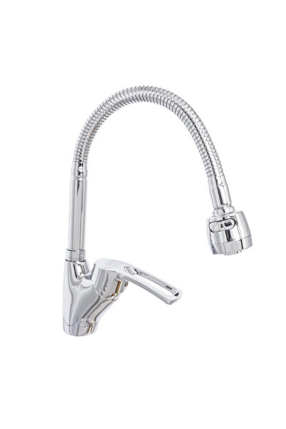 ITALOMIX Single-lever Kitchen Faucet, Flexible Pipe, Dual-Function Aerator