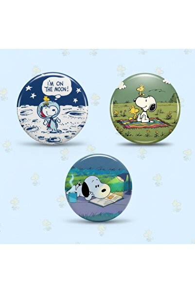 Fivy 3’lü Snoopy Rozet Seti
