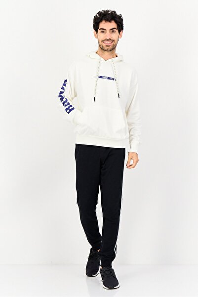 Reebok Men Sportswear Fit Long Sleeve Outdoor Hoodie, White