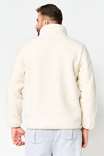 Reebok Men Sportswear Fit Long Sleeves Outdoor Jacket, Ivory