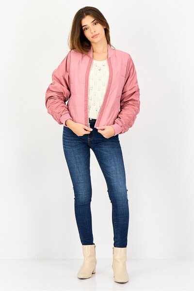 Andrew Marc Women Quilted Jacket, Pink