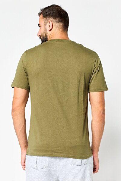 Ellesse Men Sportswear Fit Short Sleeve Outdoor T-Shirt, Olive