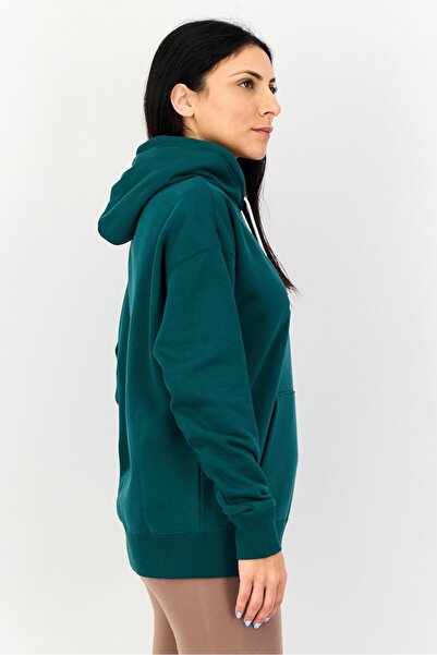 Puma Women Relaxed Fit Long Sleeve Outdoor Hoodie, Green