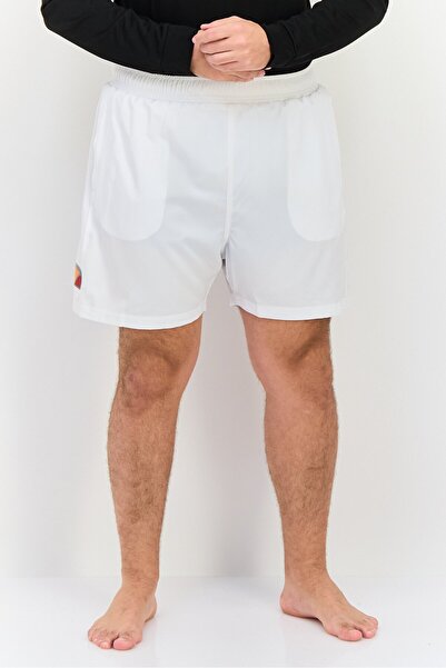 Ellesse Men Brand Logo Board Shorts, White
