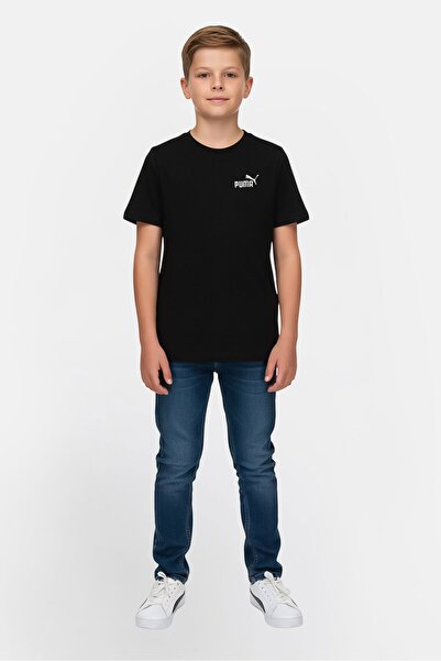 Puma Kids Boy Sportswear Fit Short Sleeve Outdoor T-Shirt, Black