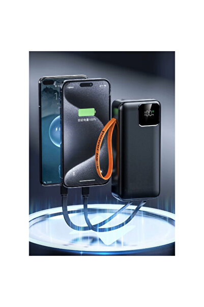 Timarket Self-Cable 30,000 Mah Powerbank