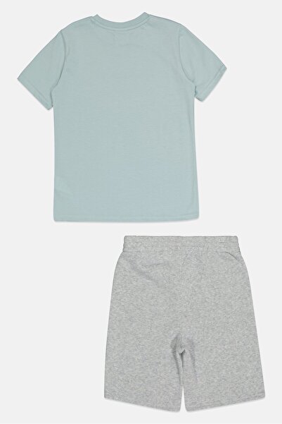 Puma Kids Boy 2 Pcs Sportswear Fit Short Sleeve Top And Bottom Outdoor Set, Multicolor